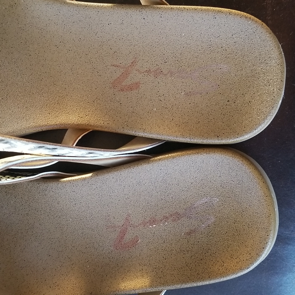 Seven 7 Womens Melbourne Slide Sandals sz 8 preowned - Picture 3 of 4